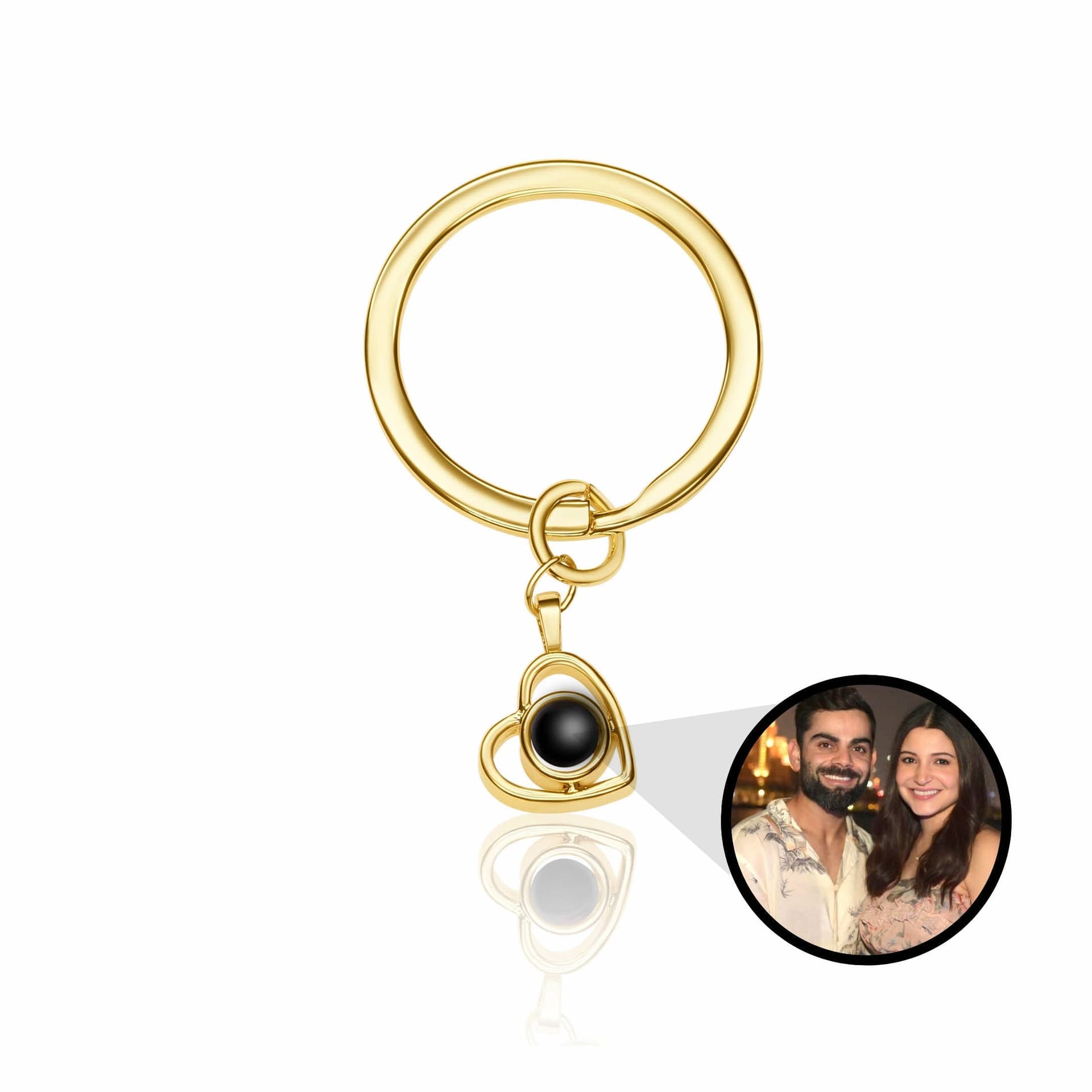 Heart PhotoJewels Key Chain