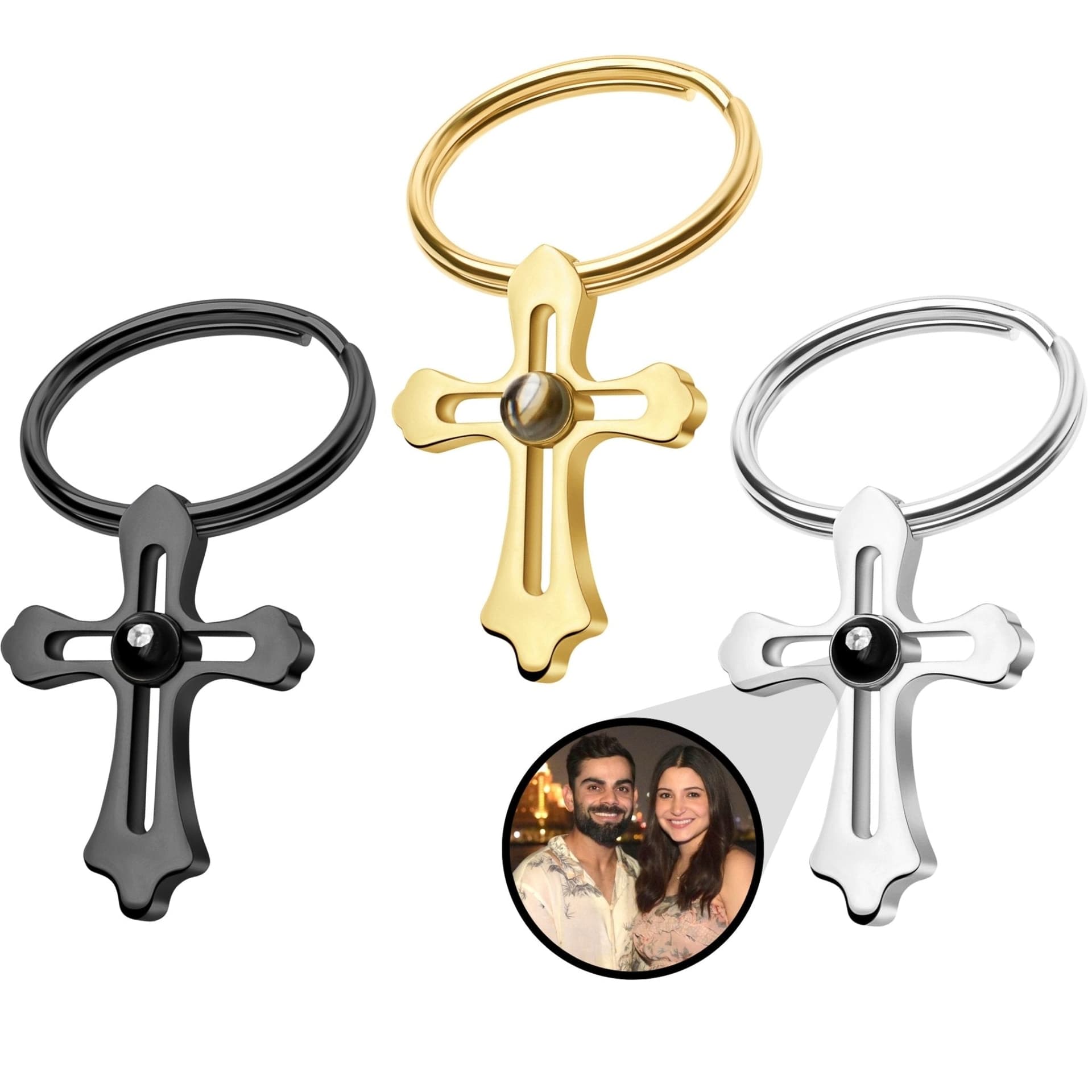 Cross PhotoJewels Keychain
