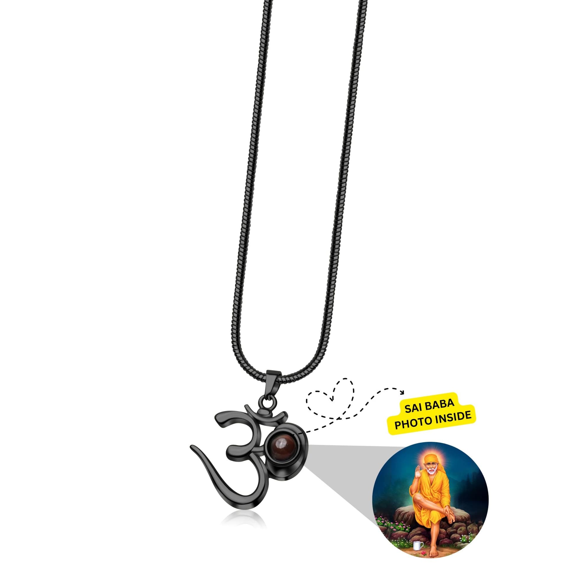 OM Pendant Sai Baba
