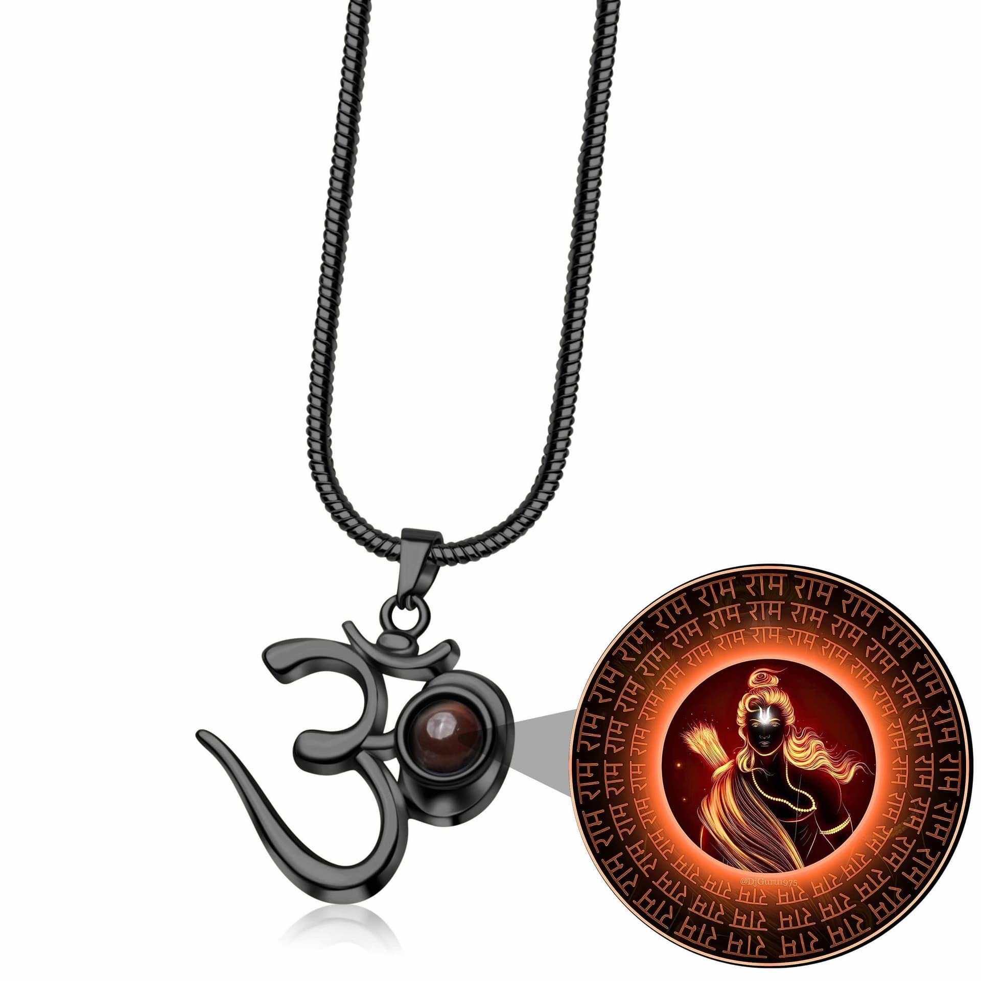 Shree Ram Pendant Glowing