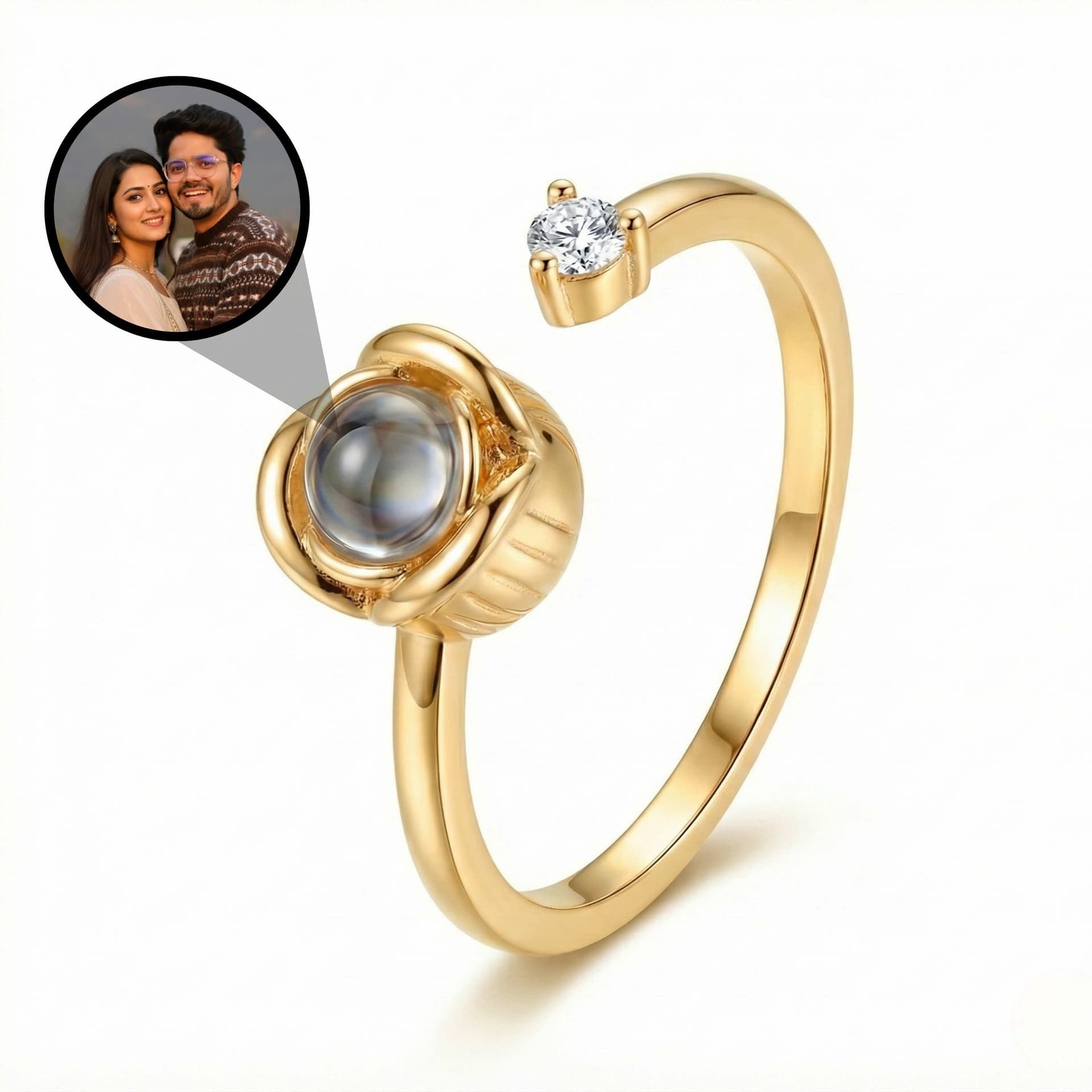 Rose PhotoJewels Ring